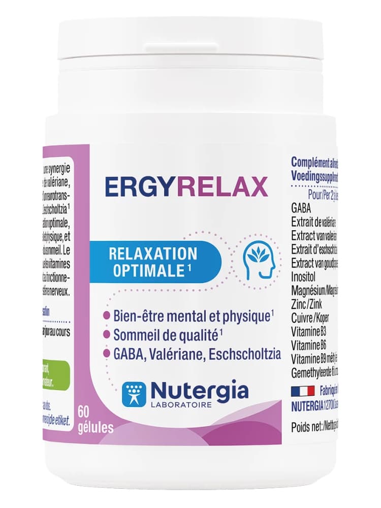 Nutergia Ergyrelax 60 Gélules - Relaxation Optimale
