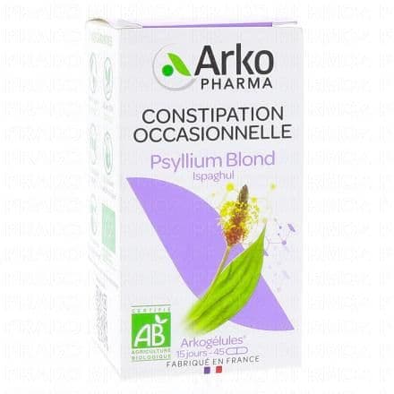 ARKOPHARMA Arkogélules - Ispaghul (Psyllium Blond) Bio 45 gélules