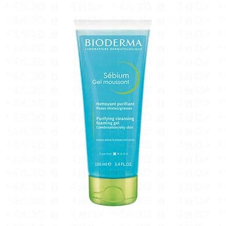 BIODERMA Sébium - gel moussant nettoyant purifiant tube 100ml